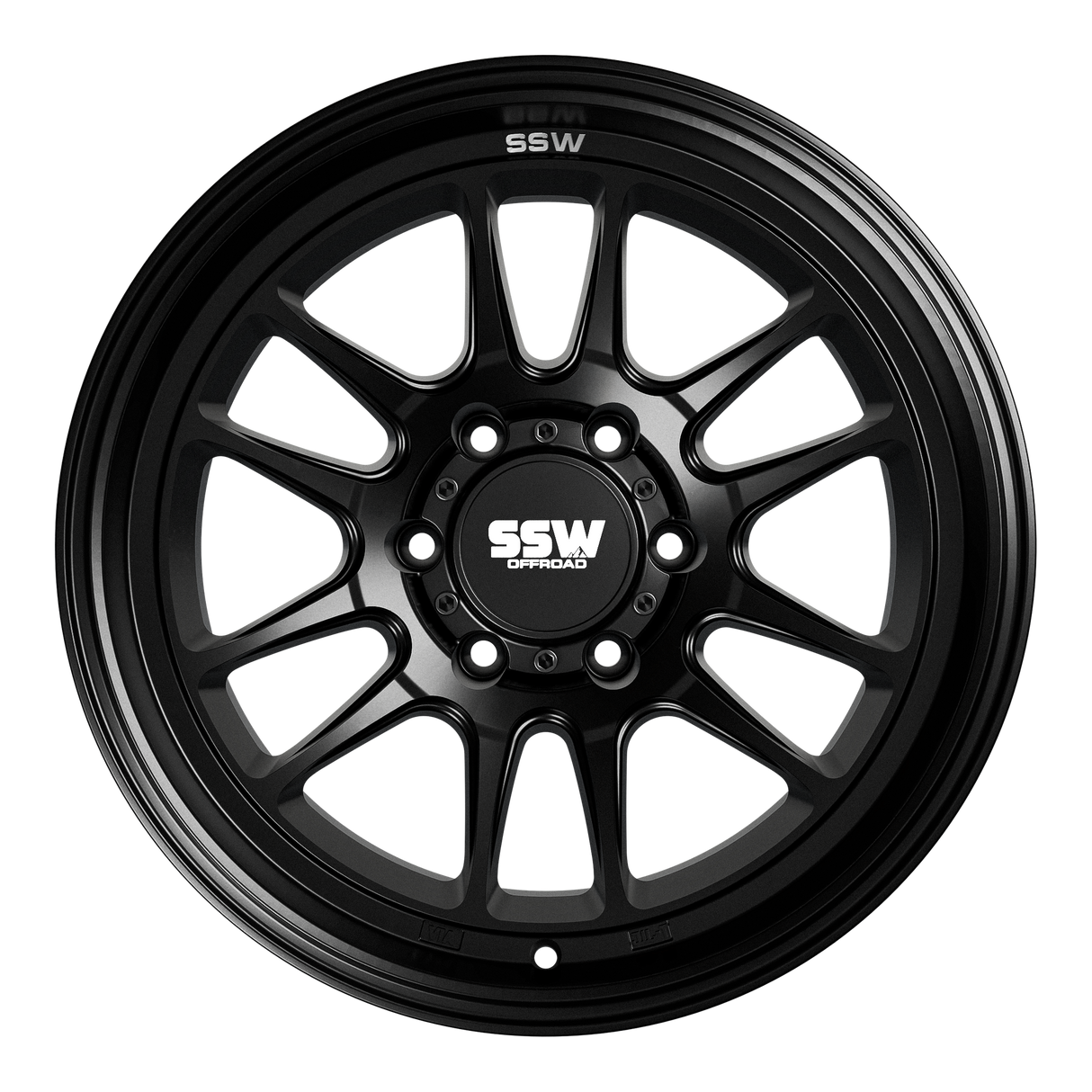 SSW Off-Road RAPTOR / MATTE BLACK / 17X9.0 -12 - Roam Overland Outfitters