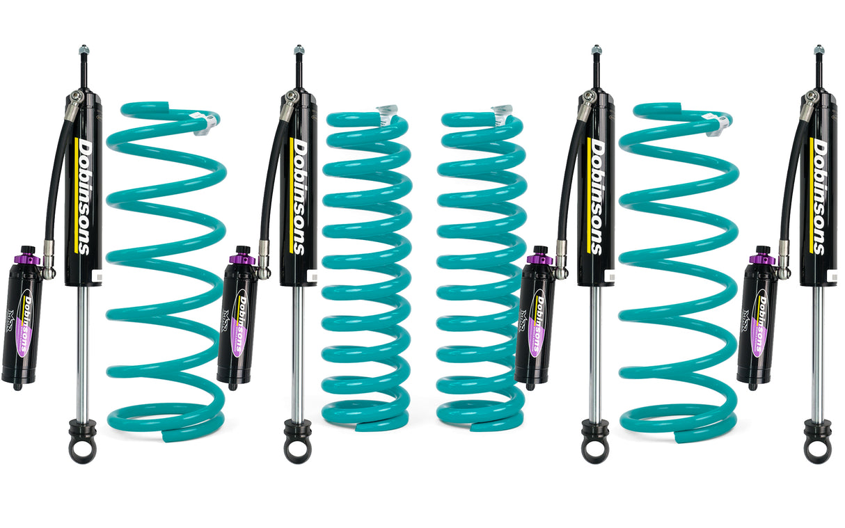 Dobinsons 1.75" up to 2.5" MRR 3-Way Adjustable Suspension Kit For Toyota Land Cruiser 80 Series 1990-97