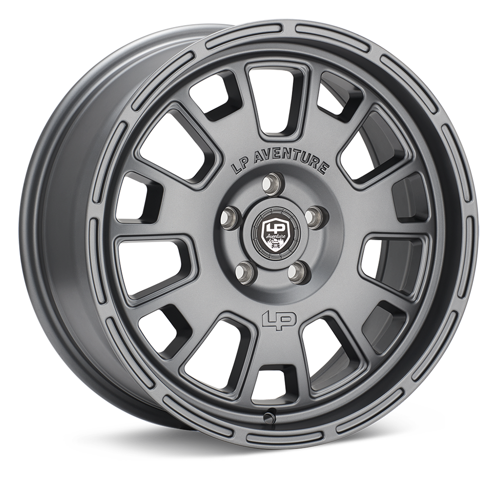 LP Aventure wheels - LP7- 17x8 ET45 5x114.3 - Light Grey - Roam Overland Outfitters