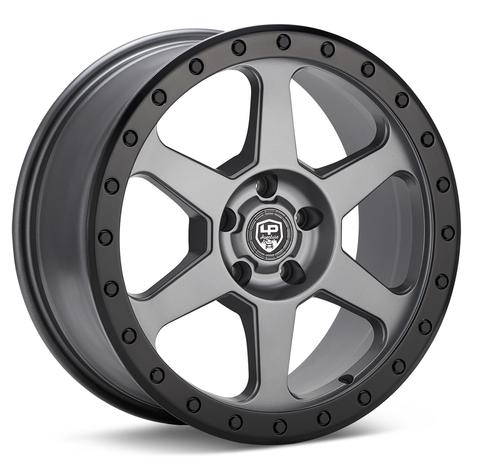 LP AVENTURE WHEELS - LP3 - 17X8 ET38 5X100 - GREY W/BLACK RING - Roam Overland Outfitters