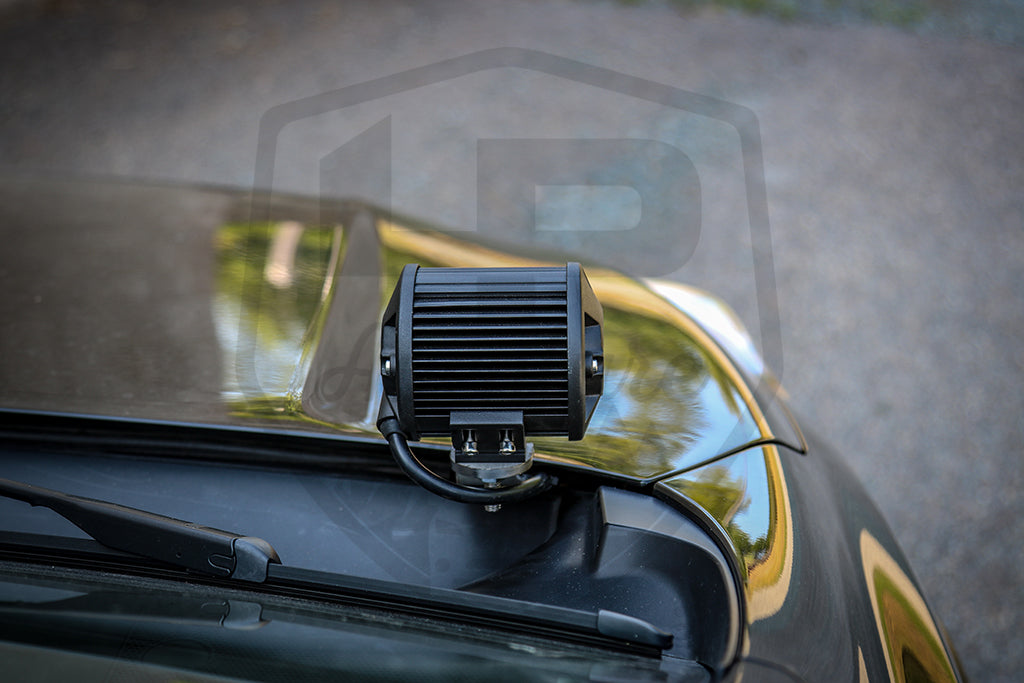 LP Aventure - Hood light brackets (Pair) - 2018-2023 Subaru Crosstrek / Impreza 2017-2023/ WRX 2022+ - Roam Overland Outfitters