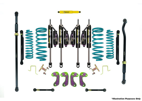 Dobinsons 4.0" MRR 3-Way Adjustable Suspension Kit For Toyota Land Cruiser 80 Series