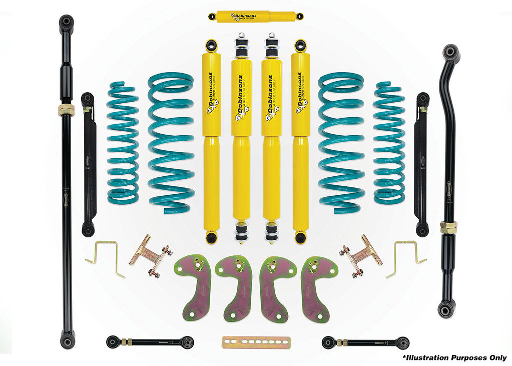 Dobinsons 2.5-3.5" VT-Series Dual Rate Long Travel GS Suspension Kit For Toyota Land Cruiser 80 Series