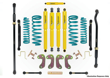 Dobinsons 2.5-3.5" VT-Series Dual Rate Long Travel GS Suspension Kit For Toyota Land Cruiser 80 Series