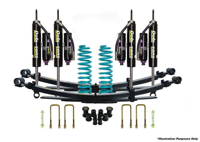 Dobinsons 4x4 MRR 3-Way Adjustable Suspension Kit Land Cruiser 70 Series - GRJ71, HZJ71 08/2009+