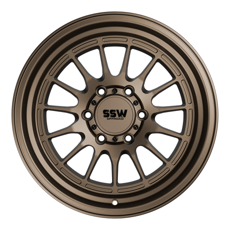 SSW Off-Road DAKAR / MATTE BRONZE / 17X9.0 -25 - Roam Overland Outfitters