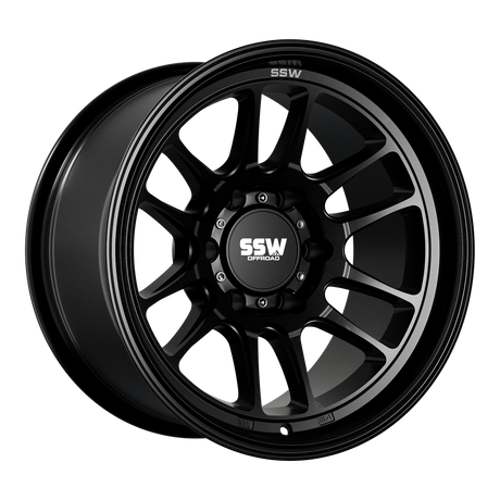 SSW Off-Road RAPTOR / MATTE BLACK / 17X9.0 -12 - Roam Overland Outfitters