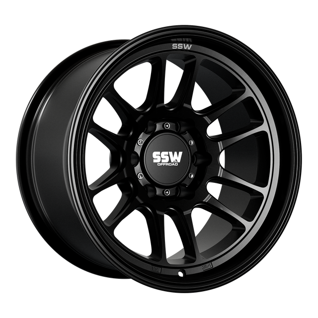 SSW Off-Road RAPTOR / MATTE BLACK / 17X9.0 -12 - Roam Overland Outfitters