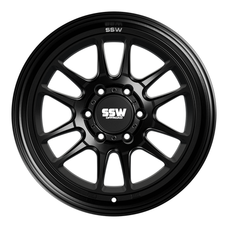 SSW Off-Road RAPTOR / MATTE BLACK / 17X9.0 -12 - Roam Overland Outfitters