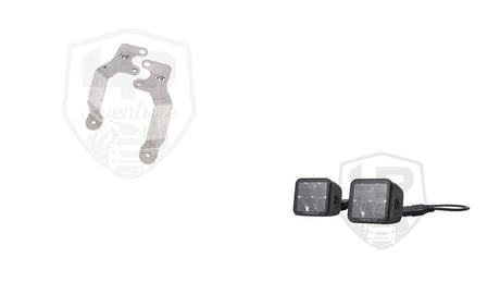 LP Aventure - Hood light brackets (Pair) - 2019-2024 Subaru Forester / 2022-2025 Forester Wilderness - Roam Overland Outfitters