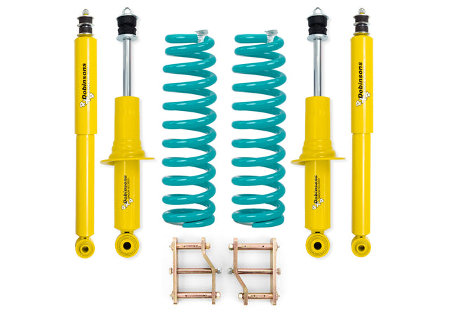 Dobinsons 1.5" to 3.0" GS Suspension Kit For Toyota Hilux Vigo Dual Cab 3.0L TD / 4.0L V6 With Extended Rear Shackles