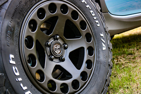 LP Aventure wheels - LP5 - 15x7 ET15 5x100 - Matte Black - Roam Overland Outfitters