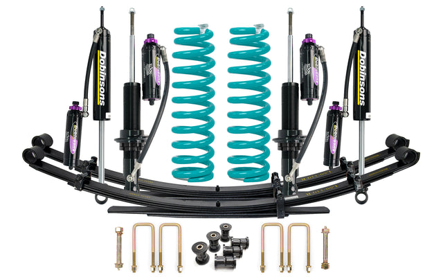 Dobinsons 1.5" to 3.0" MRR 3-Way Adjustable Suspension Kit For 2005-2023 Tacoma 4x4 Double Cabs