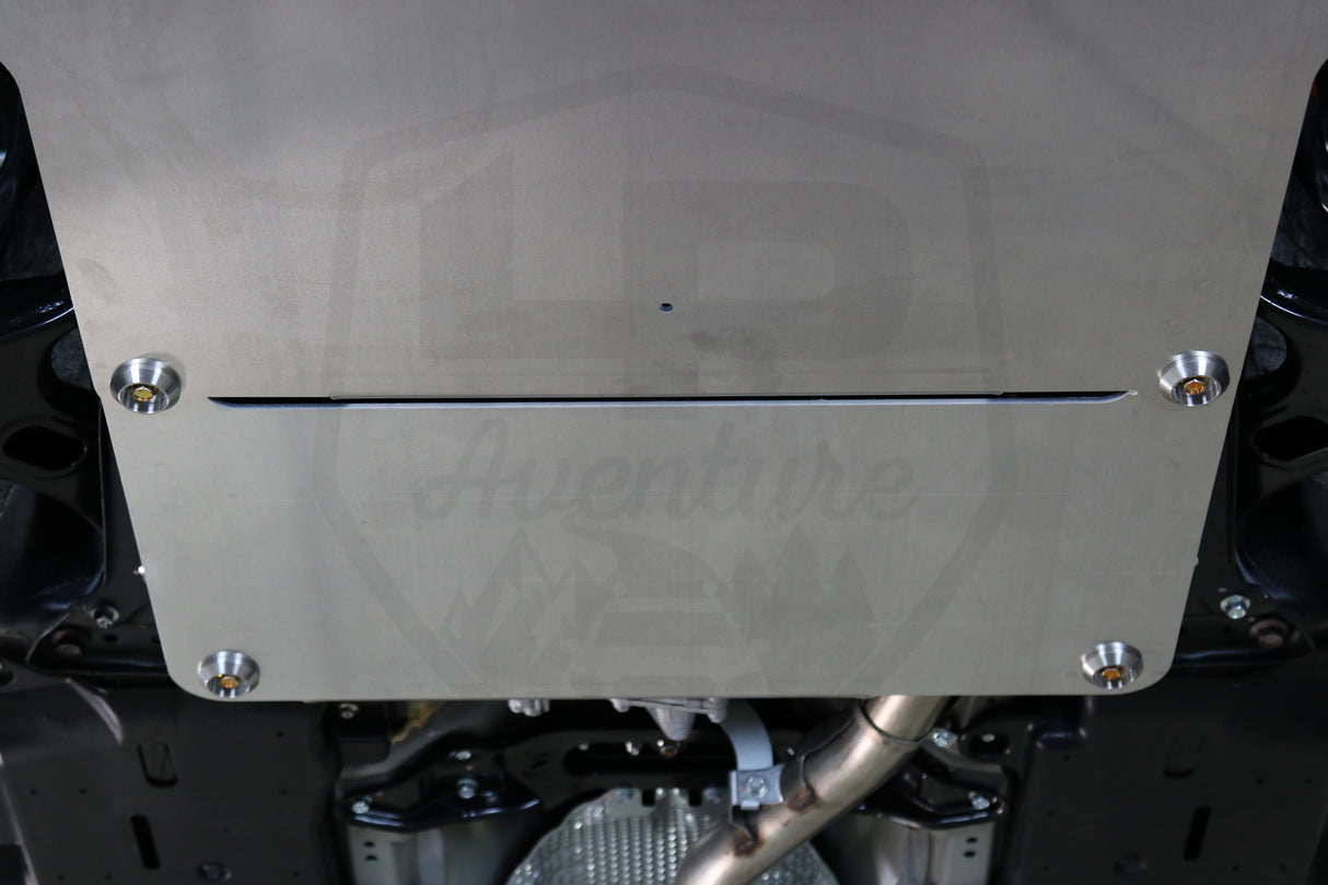 LP Aventure rear skid plate for CVT transmission - Subaru Crosstrek 2018-2023 / Impreza 2017-2023 / Crosstrek 2024+/ Crosstrek Wilderness 2024+ - Roam Overland Outfitters