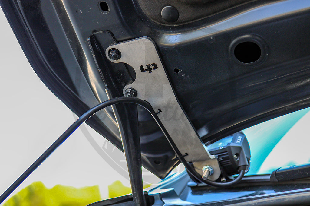 LP Aventure - Hood light brackets (Pair) - 2018-2023 Subaru Crosstrek / Impreza 2017-23/ WRX 2022+ - Roam Overland Outfitters