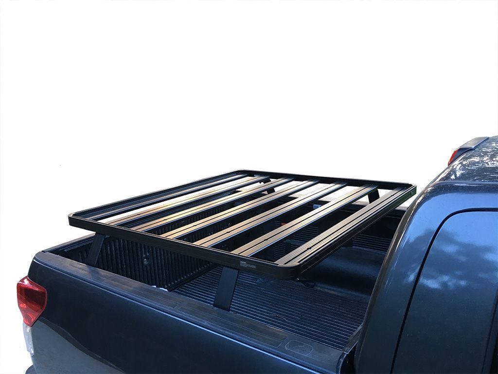 Front Runner Toyota Tundra Crew Max Pickup Truck (2007-Current) Slimline II Load Bed Rack Kit - Roam Overland Outfitters