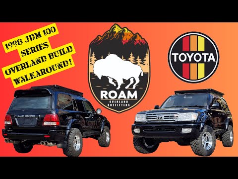 (SOLD) 1998 JDM Toyota Landcruiser 100 Series Roam Build!