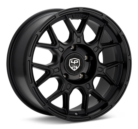 LP Aventure Wheels - LP8- 17x7.5 ET35 5x114.3 - Matte Black - Roam Overland Outfitters
