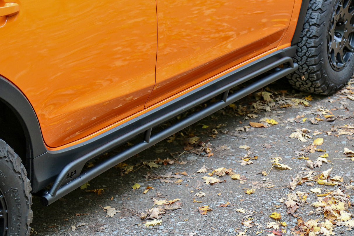 LP Aventure Rock sliders - Subaru Crosstrek - 2018-2024 / Crosstrek Wilderness 2024+ - Roam Overland Outfitters