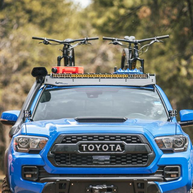 Prinsu Speacial Edition Cab Rack with Toyota Desert Air Intake Fitment | Toyota Tacoma 2005-2021 - Roam Overland Outfitters