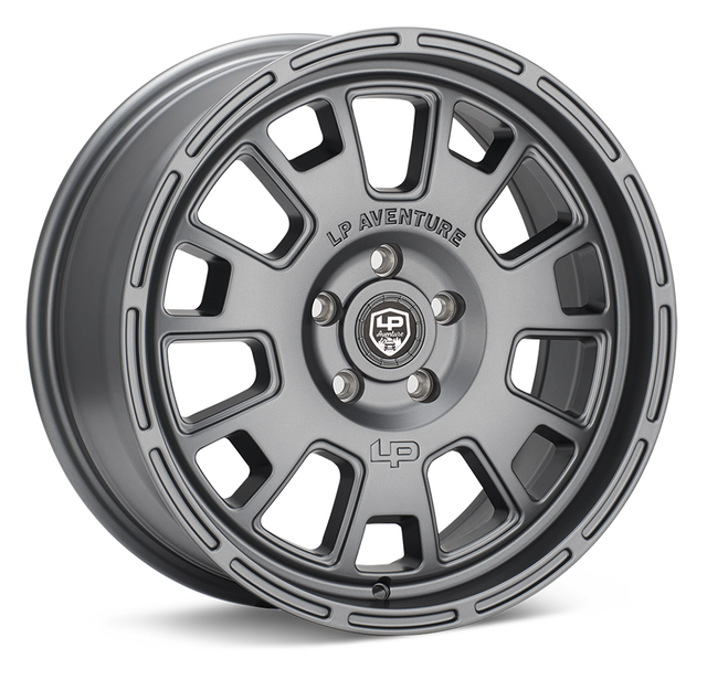 LP Aventure wheels - LP7- 17x8 ET45 5x100 - Light Grey - Roam Overland Outfitters