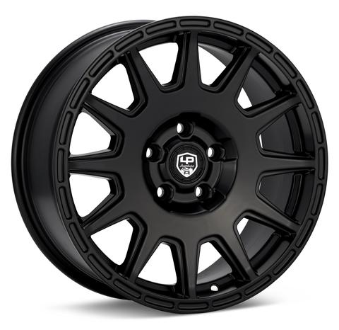 LP AVENTURE WHEELS - LP1 - 17X7.5 ET35 5X100 - MATTE BLACK - Roam Overland Outfitters
