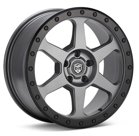 LP AVENTURE WHEELS - LP3 - 17X8 ET38 5X100 - GREY W/BLACK RING - Roam Overland Outfitters